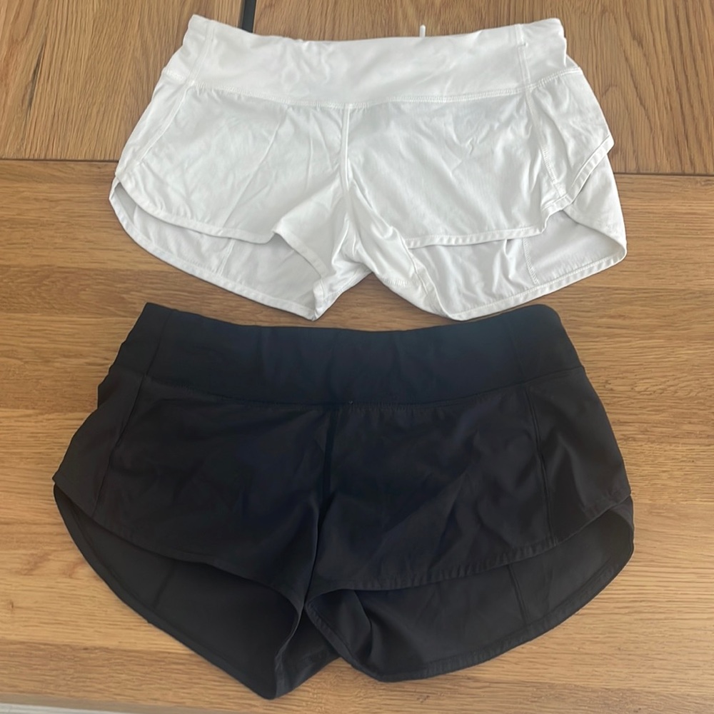 Lululemon speed shorts size 6